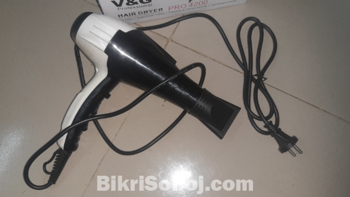 V&G hair dryer with 2 heat 2 speed